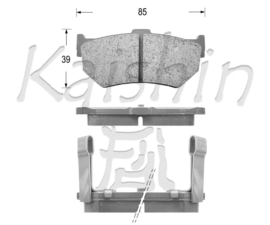 Brake Pad Set, disc brake (FK5016)