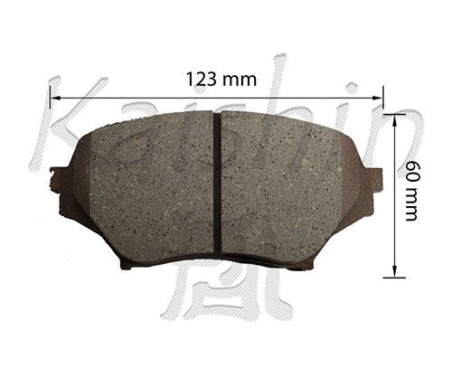 Brake Pad Set, disc brake (FK3134)