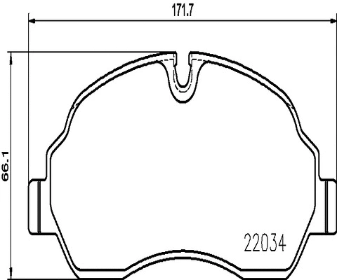 Brake Pad Set, disc brake (FK20239)