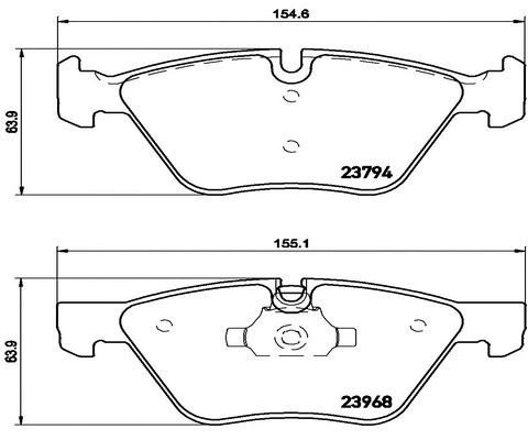Brake Pad Set, disc brake (FK20220)
