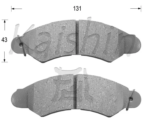 Brake Pad Set, disc brake (FK7049)