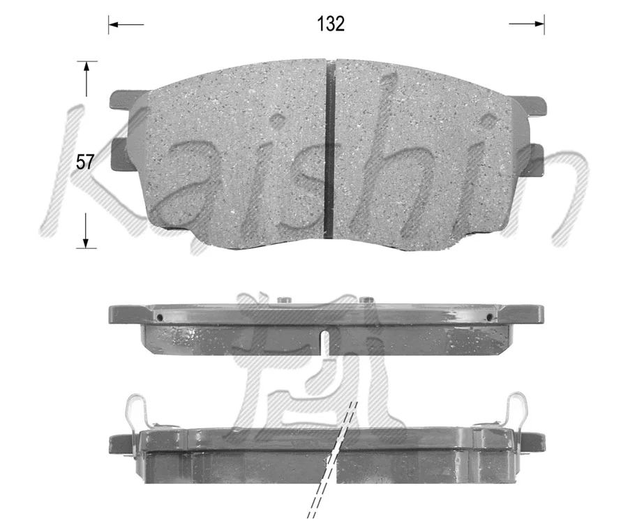 Brake Pad Set, disc brake (FK3122)