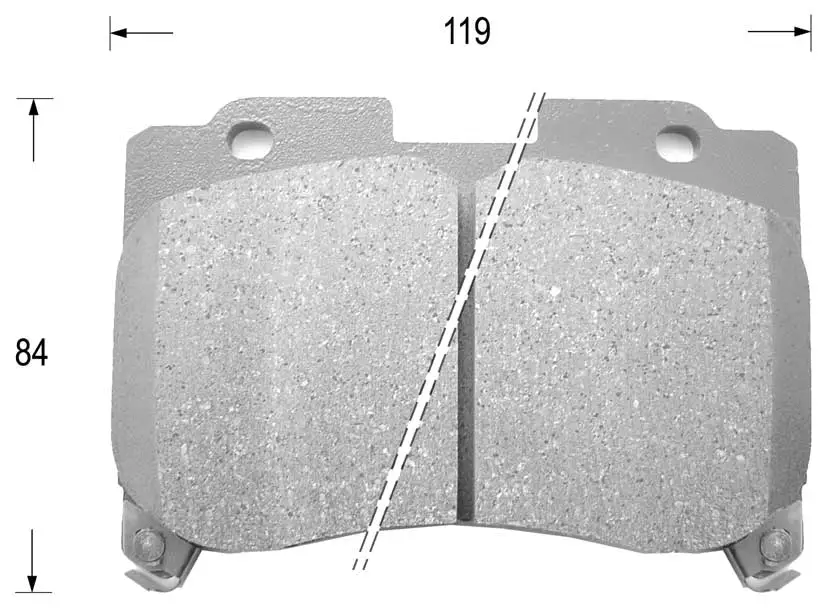 Brake Pad Set, disc brake (FK2136)
