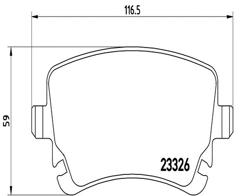 Brake Pad Set, disc brake (FK20156)