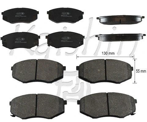 Brake Pad Set, disc brake (FK10185)