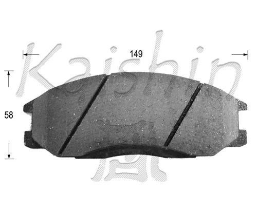 Brake Pad Set, disc brake (FK11103)