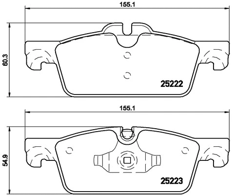Brake Pad Set, disc brake (FK20153)