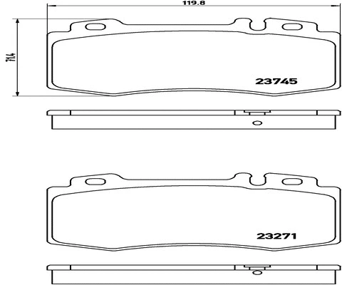 Brake Pad Set, disc brake (FK20125)