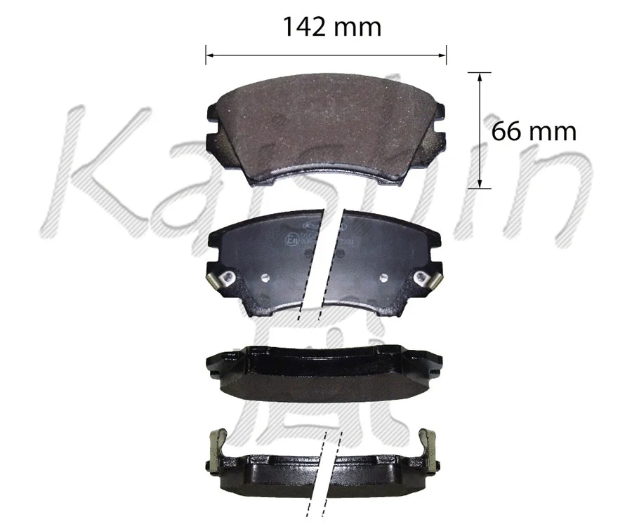 Brake Pad Set, disc brake (FK10206)