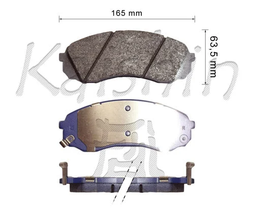 Brake Pad Set, disc brake (FK11236)