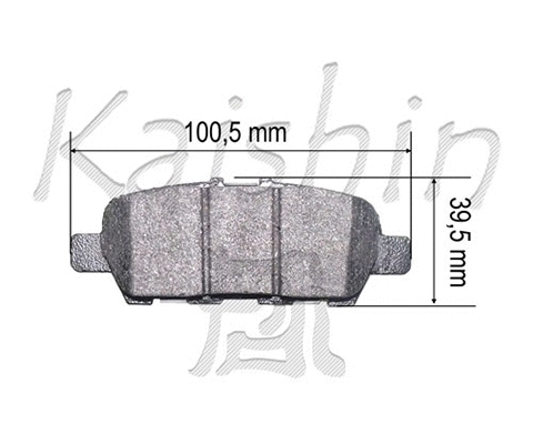 Brake Pad Set, disc brake (FK1286)