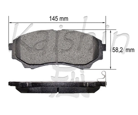 Brake Pad Set, disc brake (FK3137)