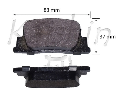 Brake Pad Set, disc brake (FK2333)