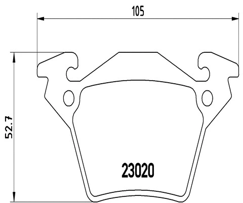 Brake Pad Set, disc brake (FK20322)