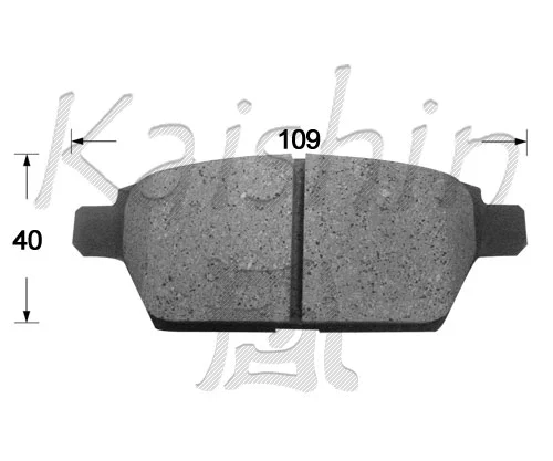 Brake Pad Set, disc brake (FK3141)