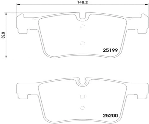 Brake Pad Set, disc brake (FK20227)