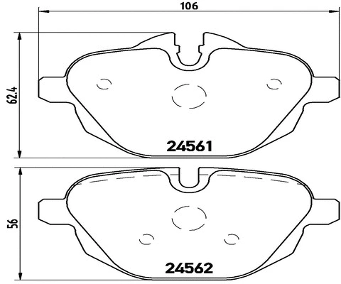 Brake Pad Set, disc brake (FK20092)