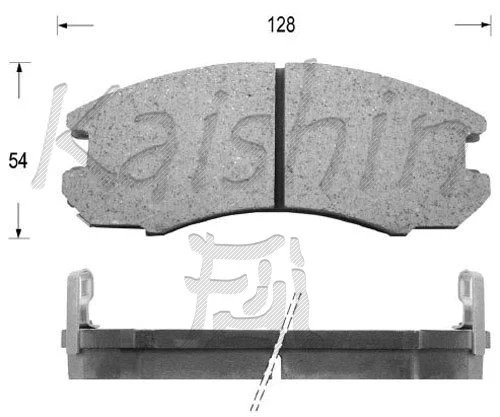 Brake Pad Set, disc brake (FK2072)