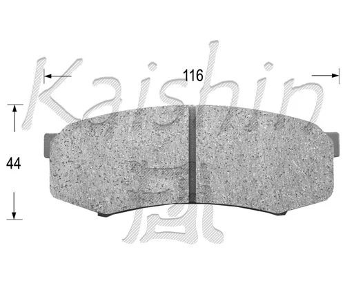 Brake Pad Set, disc brake (FK2090)