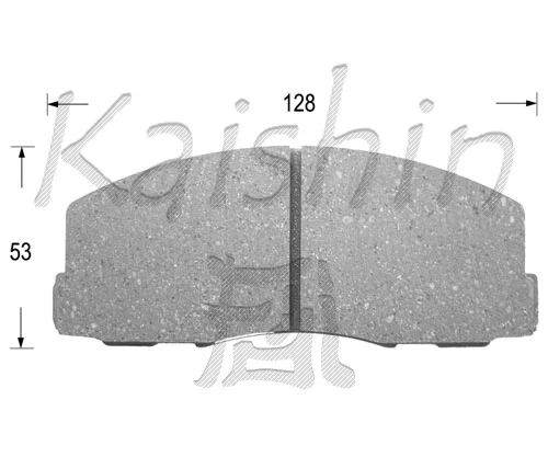 Brake Pad Set, disc brake (FK6017)