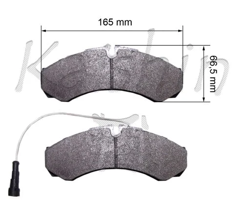 Brake Pad Set, disc brake (FK10189)