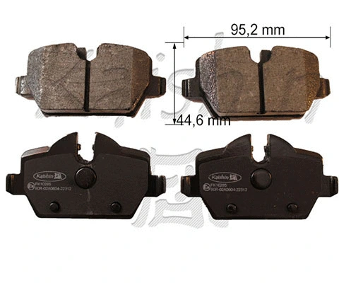 Brake Pad Set, disc brake (FK10285)