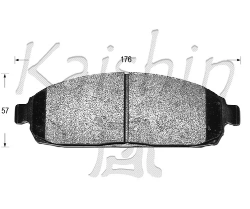 Brake Pad Set, disc brake (FK10120)