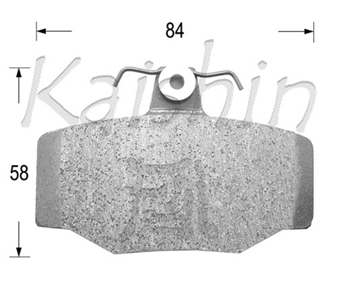 Brake Pad Set, disc brake (FK1214)