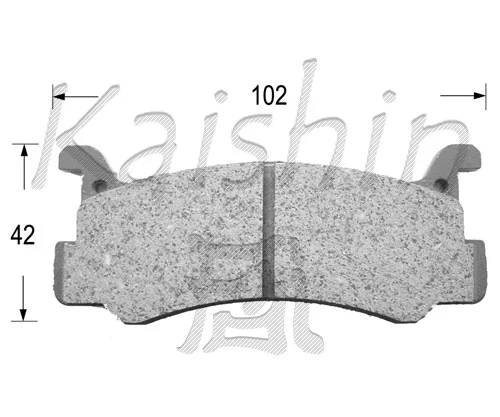 Brake Pad Set, disc brake (FK3031)