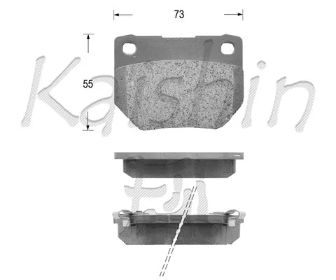 Brake Pad Set, disc brake (FK1124)