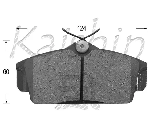 Brake Pad Set, disc brake (FK1230)