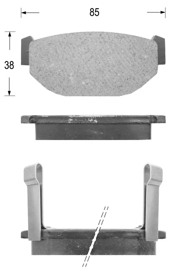 Brake Pad Set, disc brake (FK7009)