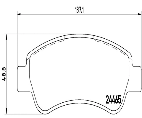 Brake Pad Set, disc brake (FK20016)