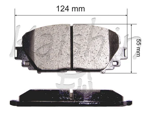 Brake Pad Set, disc brake (FK2253)