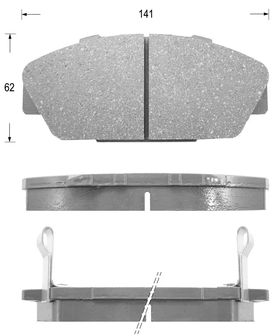 Brake Pad Set, disc brake (FK5085)