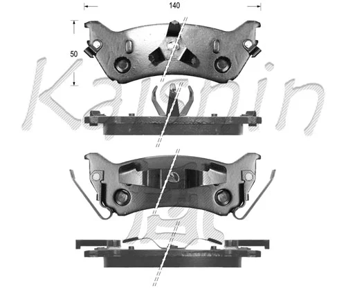 Brake Pad Set, disc brake (FK10032)