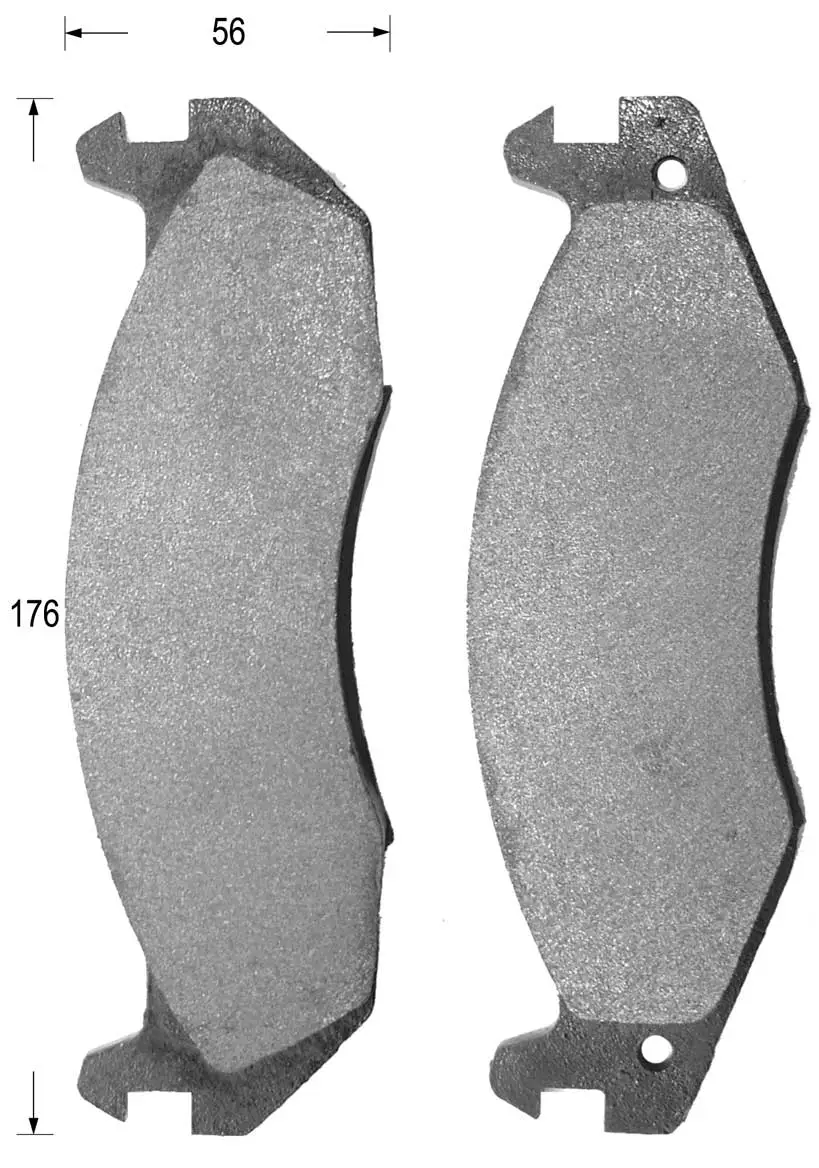 Brake Pad Set, disc brake (FK9998)