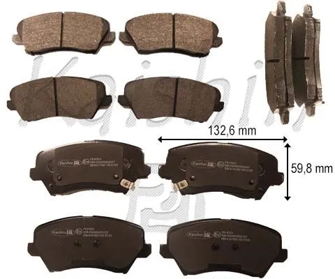 Brake Pad Set, disc brake (FK10323)