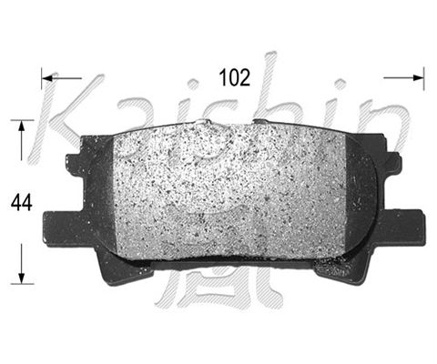 Brake Pad Set, disc brake (FK2250)