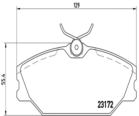 Brake Pad Set, disc brake (FK20099)