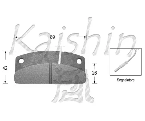 Brake Pad Set, disc brake (FK10052)