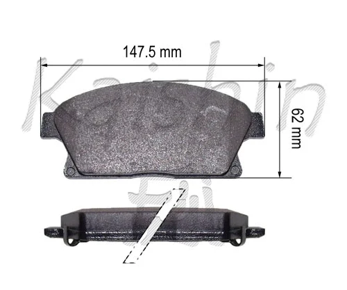 Brake Pad Set, disc brake (FK10178)