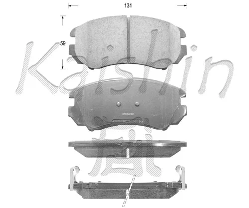 Brake Pad Set, disc brake (FK11148)
