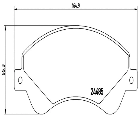 Brake Pad Set, disc brake (FK20300)