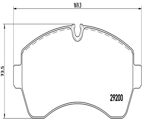 Brake Pad Set, disc brake (FK20266)