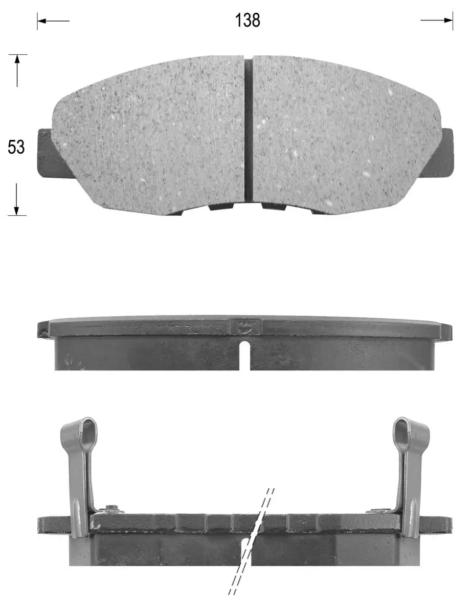 Brake Pad Set, disc brake (FK5091)
