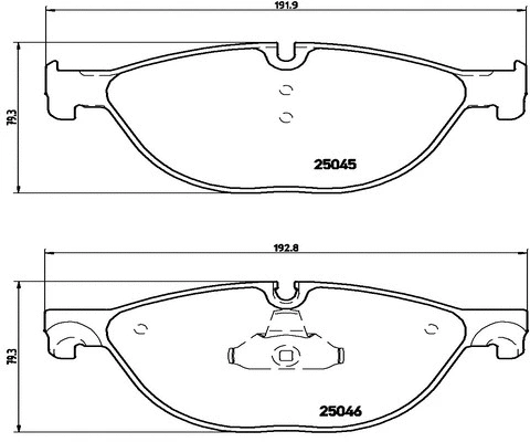 Brake Pad Set, disc brake (FK20126)