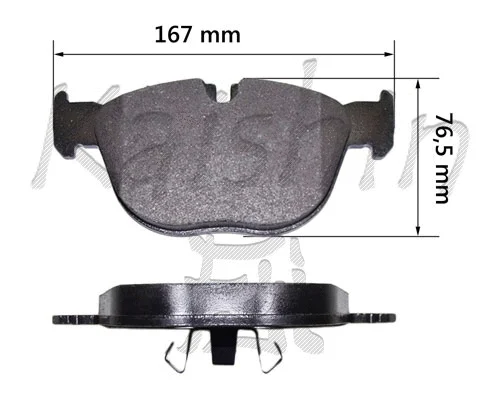 Brake Pad Set, disc brake (FK10202)