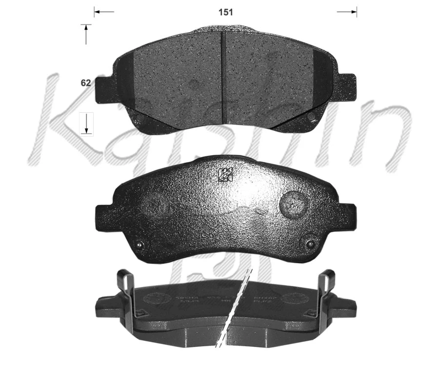Brake Pad Set, disc brake (FK2233)