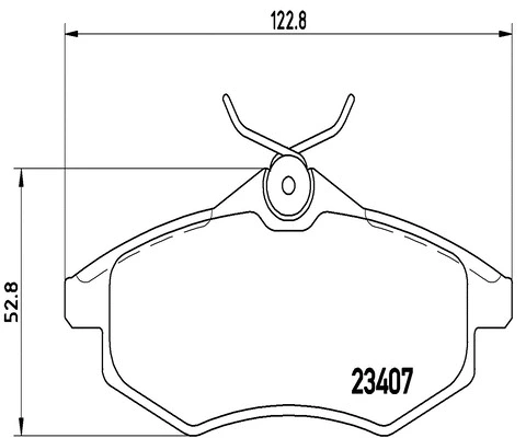 Brake Pad Set, disc brake (FK20010)
